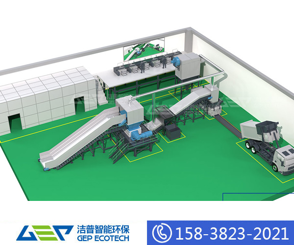 大件垃圾破碎機助力大件垃圾處理中心建設運營