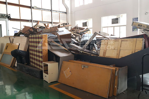 大件家具破碎設備廠家，大件家具破碎工藝流程介紹