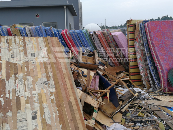 大件垃圾破碎系統，城市大件垃圾破碎處理工藝流程