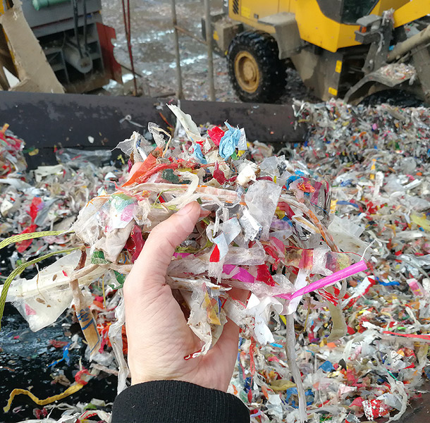 紙廠絞繩垃圾一次破碎后